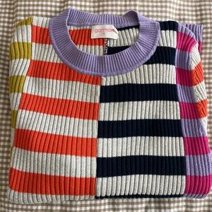 Gorman cotton sweater stripes